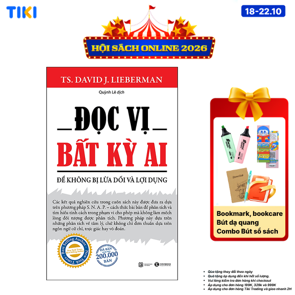 Sách Đọc vị bất kỳ ai - Để không bị lợi dụng Tái bản