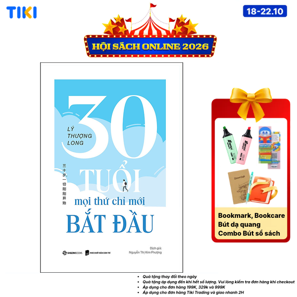 Sách 30 Tuổi - Mọi Thứ Chỉ Mới Bắt Đầu