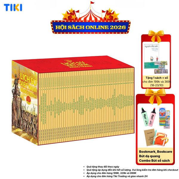 Sách LỊCH SỬ VIỆT NAM BẰNG TRANH - BOXSET