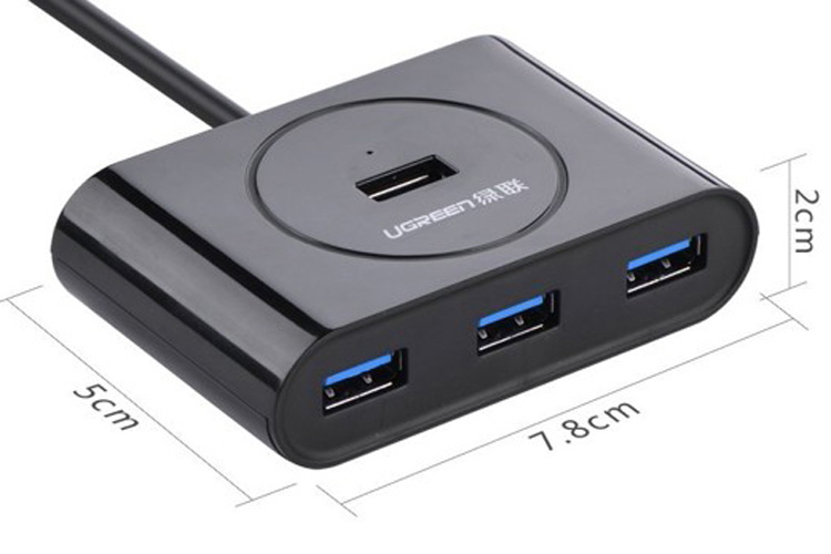 Hub 4 Cổng USB 3.0 Ugreen 20291 1m - Hàng Chính Hãng