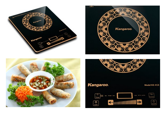 Bếp Từ Siêu Mỏng Kangaroo - KG412i (Tặng Kèm Nồi Lẩu) - Hàng chính hãng