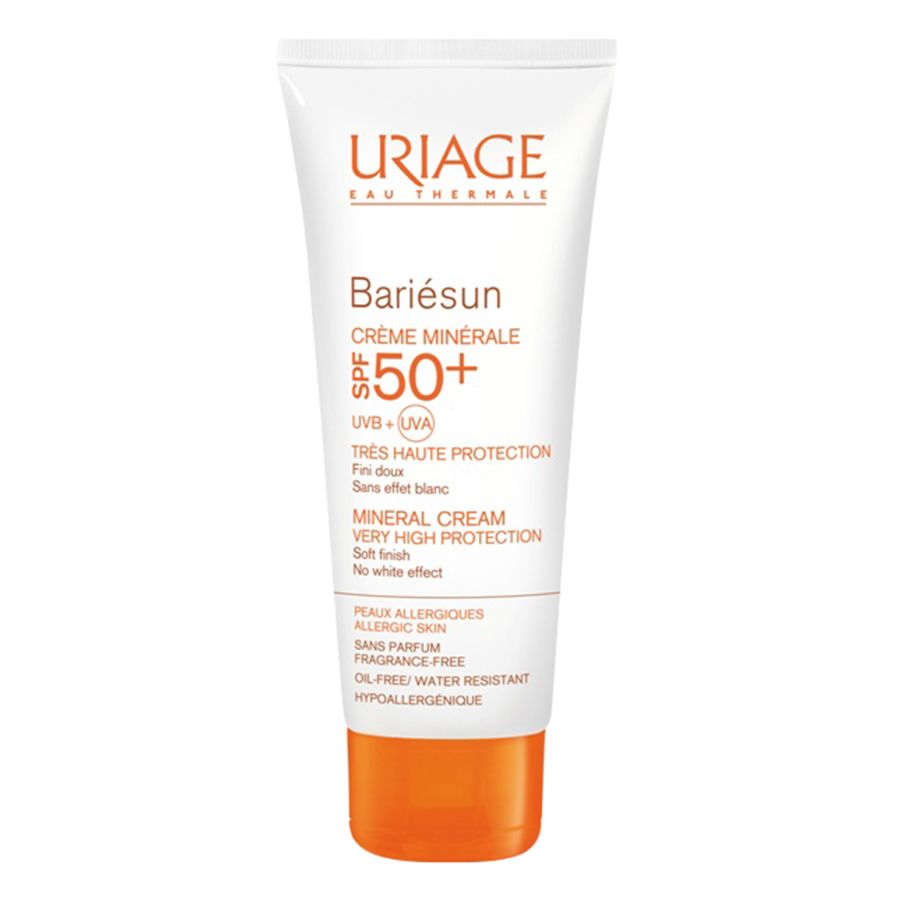 Kem Chống Nắng Màng Lọc Da Nhạy Cảm Uriage Bariésun SPF50+ Crème Minerale (50ml)