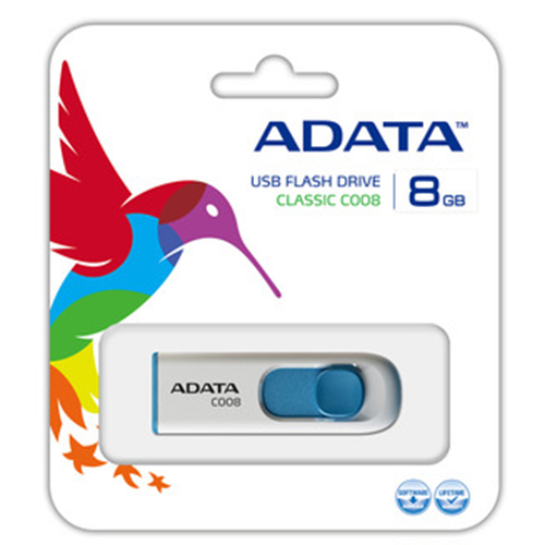 USB 2.0 Adata C008 8GB - Hàng Chính Hãng