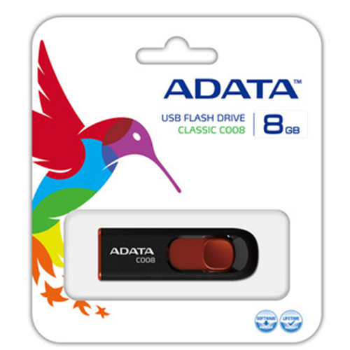 USB 2.0 Adata C008 8GB - Hàng Chính Hãng