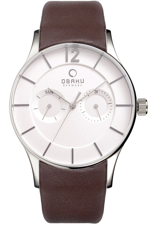 Đồng hồ nam dây da OBAKU V175GMCIRN