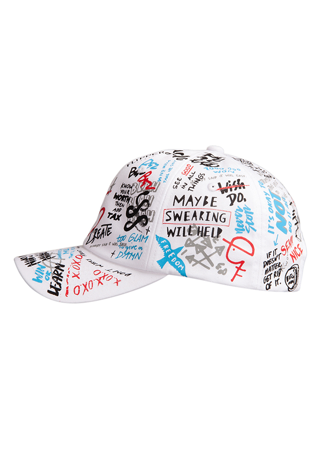 PREMI3R Mũ lưỡi trai Nón Ballcap 4SKETCH WH Premi3r FL395 - Trắng mũ lưỡi trai phong cách hàn quốc nón thương hiệu chính hãng