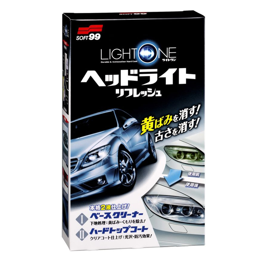 Phục Hồi, Đánh Bóng Và Phủ Nano Đèn Xe Light One E-56 Soft99