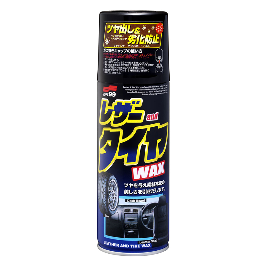 Dung Dịch Bảo Dưỡng Leather & Tire Wax Soft99 VC-ADR-01 (300ml)