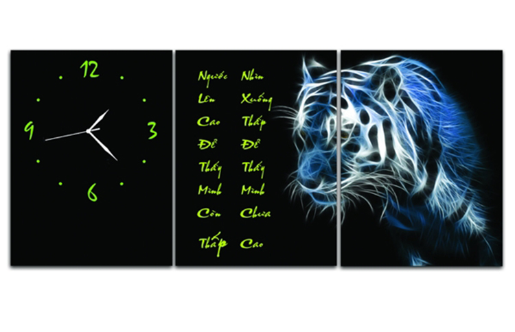 Tranh đồng hồ Vicdecor DHT0138
