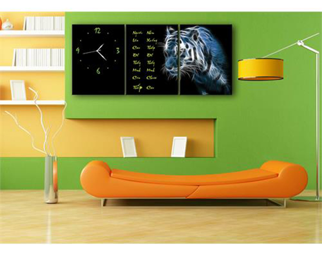 Tranh đồng hồ Vicdecor DHT0138