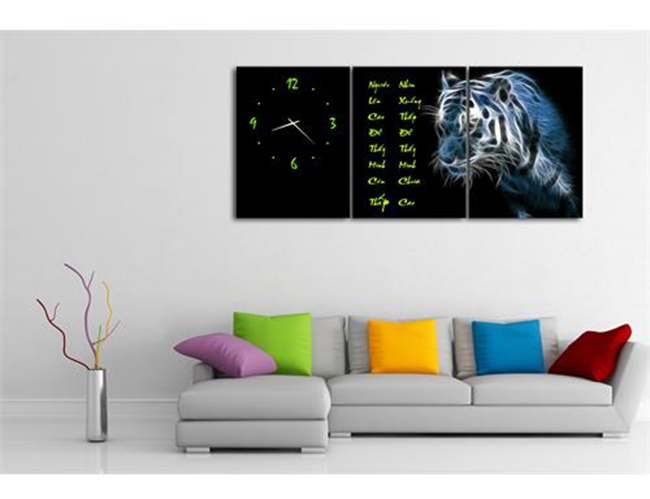 Tranh đồng hồ Vicdecor DHT0138