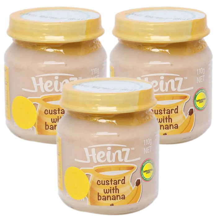 Combo 3 Hủ Custard Vị Chuối Heinz (110g)