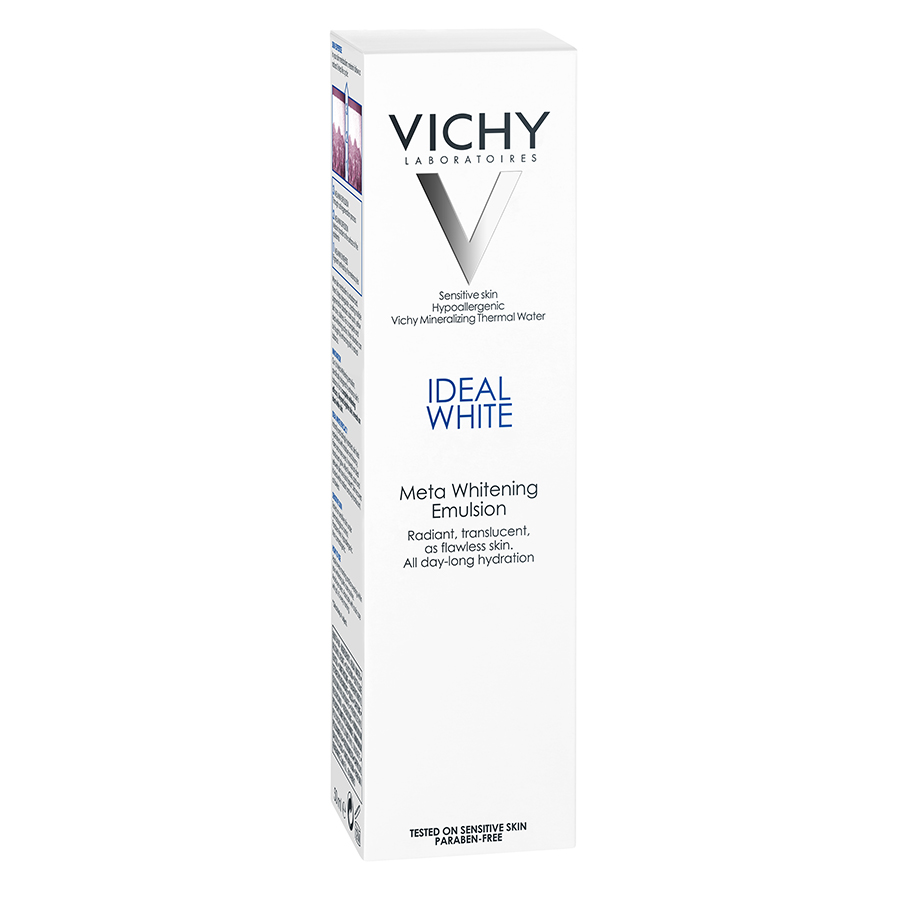 Dung Dịch Dưỡng Trắng Da &amp; Giảm Thâm Nám Từ Sâu Bên Trong Vichy Ideal White Meta Whitening Emulsion - M8621800 (50ml)