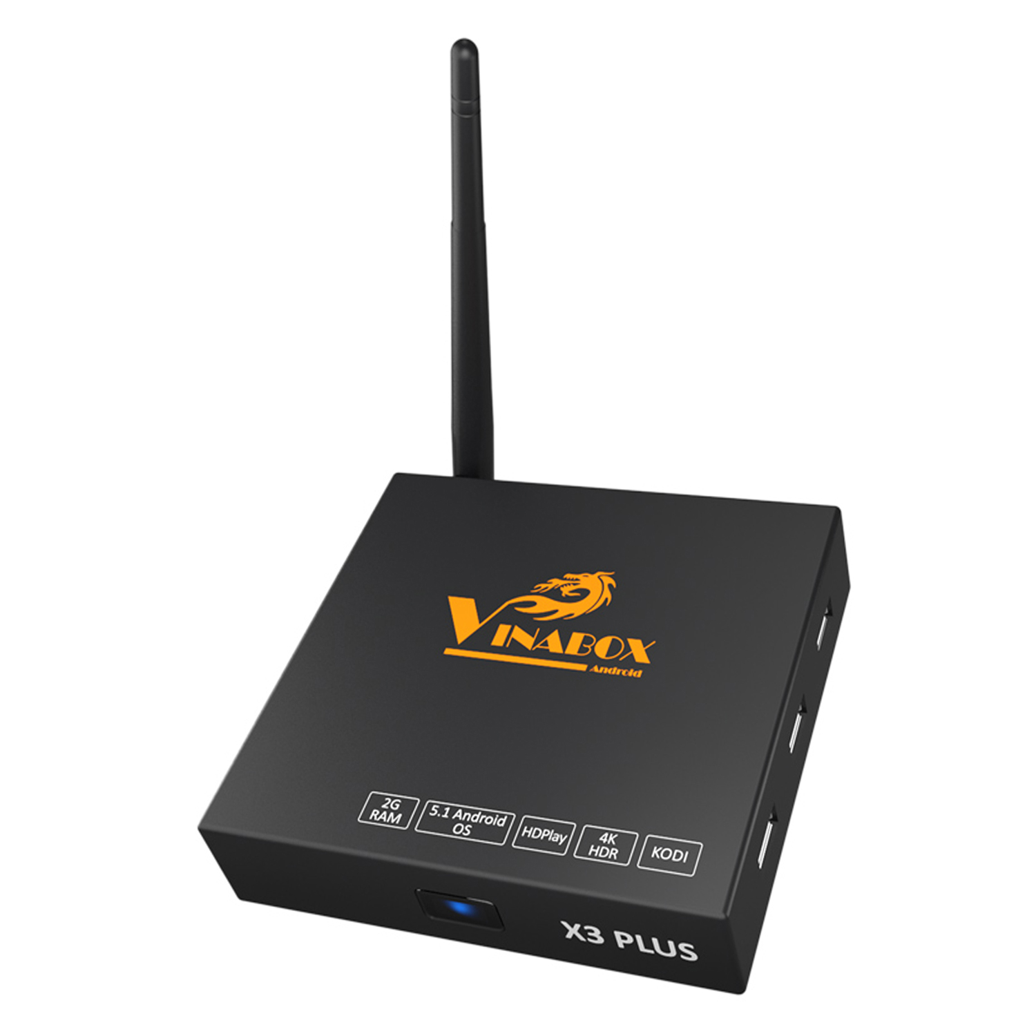 Android TV Box Vinabox X3 Plus - Đen Và Chuột Không Dây - Hàng Chính Hãng