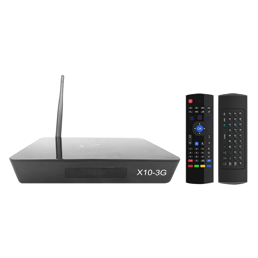 Android TV Box Vinabox X10 (3GB) - Đen Và Chuột Bay Airmouse - Hàng Chính Hãng