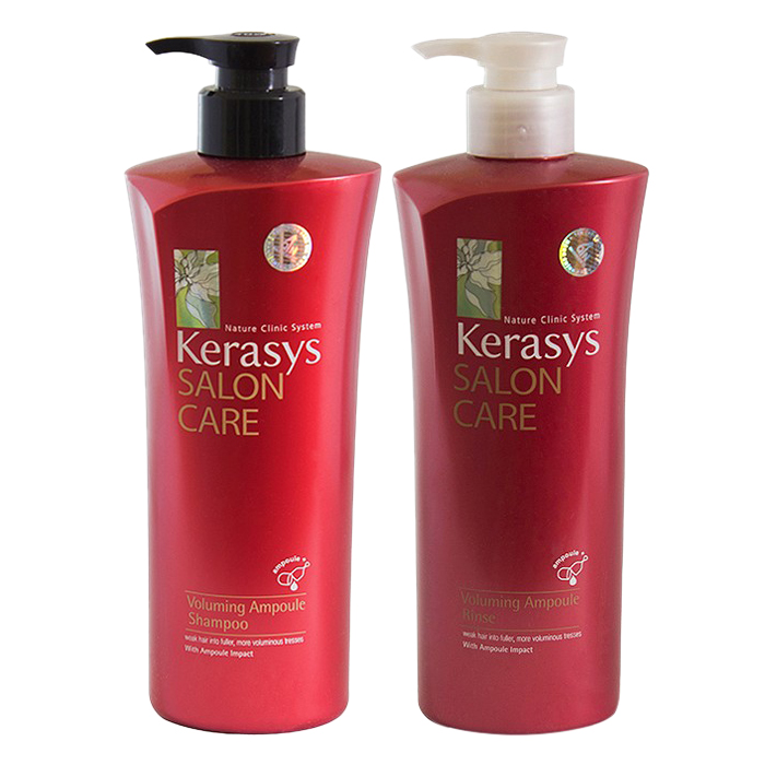 Combo Dầu Gội Cao Cấp Làm Dày Tóc Kerasys Salon (600ml) + Dầu Xả Cao Cấp Làm Dày Tóc Kerasys Salon (600ml)