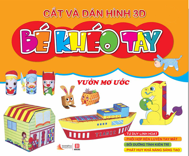 Bé Khéo Tay - Cắt Dán Hình (8 Cuốn)