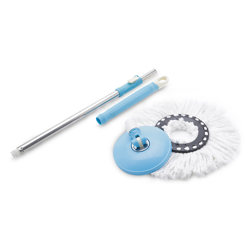 Cây Lau Nhà 360 Độ Viethome Plastic Y9 Mâm Nhựa + Bông Trắng - VY9N