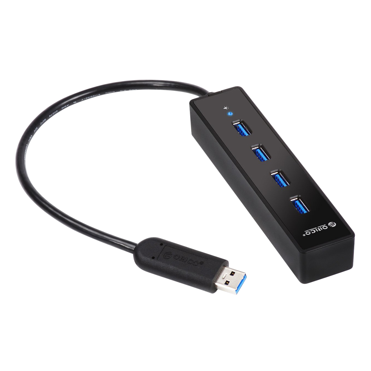 Hub USB 3.0 Orico 4 Cổng W8PH4 - Hàng Chính Hãng