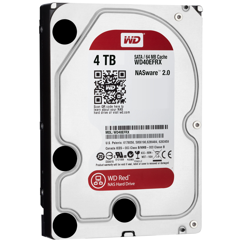 Ổ Cứng HDD NAS WD Red™ 4TB/64MB/5400/3.5 - WD40EFRX - Hàng Chính Hãng