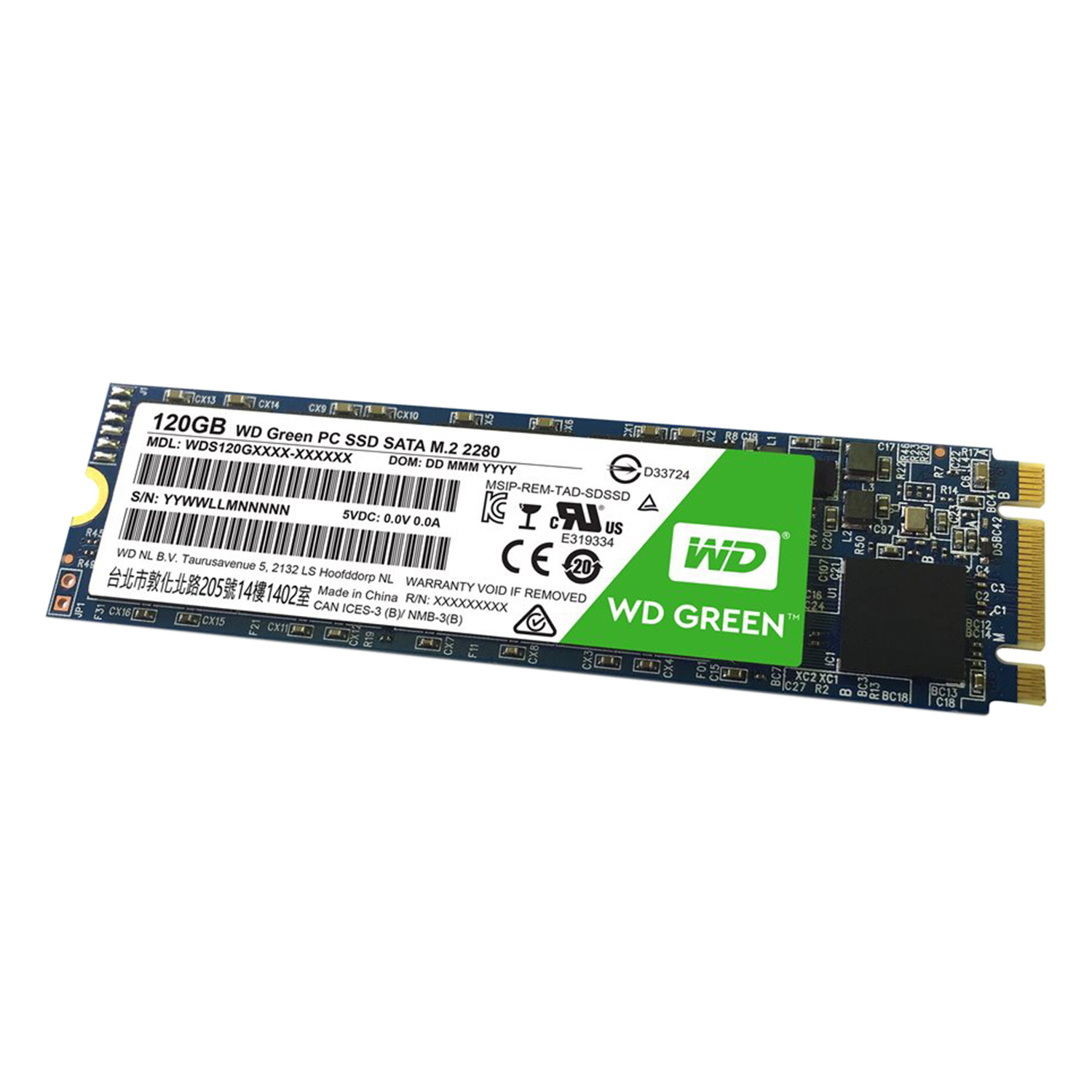 Ổ Cứng SSD M.2 WD Green 120GB - WDS120G1G0B - Hàng chính hãng