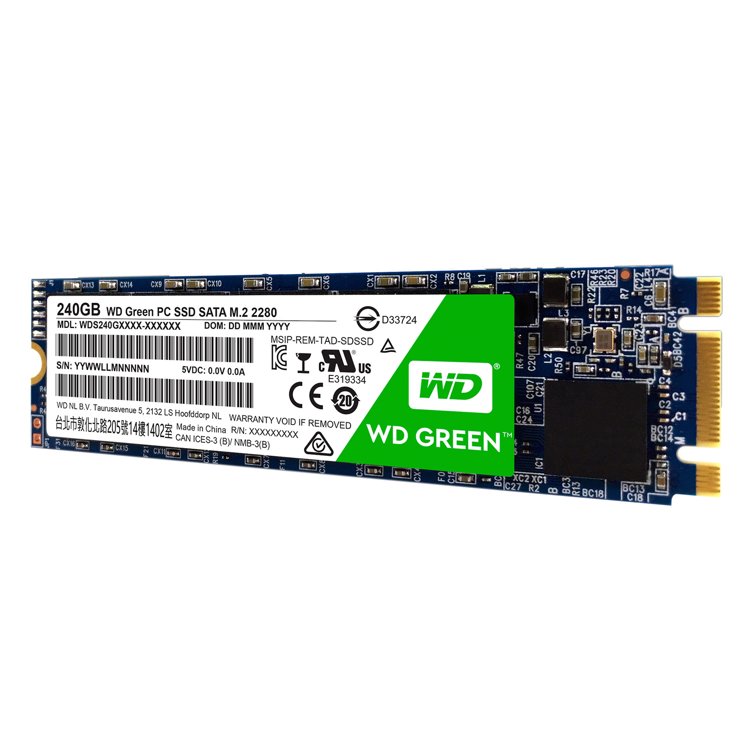 Ổ Cứng SSD M.2 WD Green 240GB - WDS240G1G0B - Hàng chính hãng