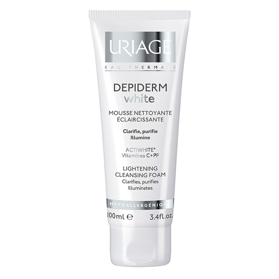 Sữa Rửa Mặt Tạo Bọt Dưỡng Sáng Da Uriage Depiderm White Mousse Nettoyante Eclaircissant