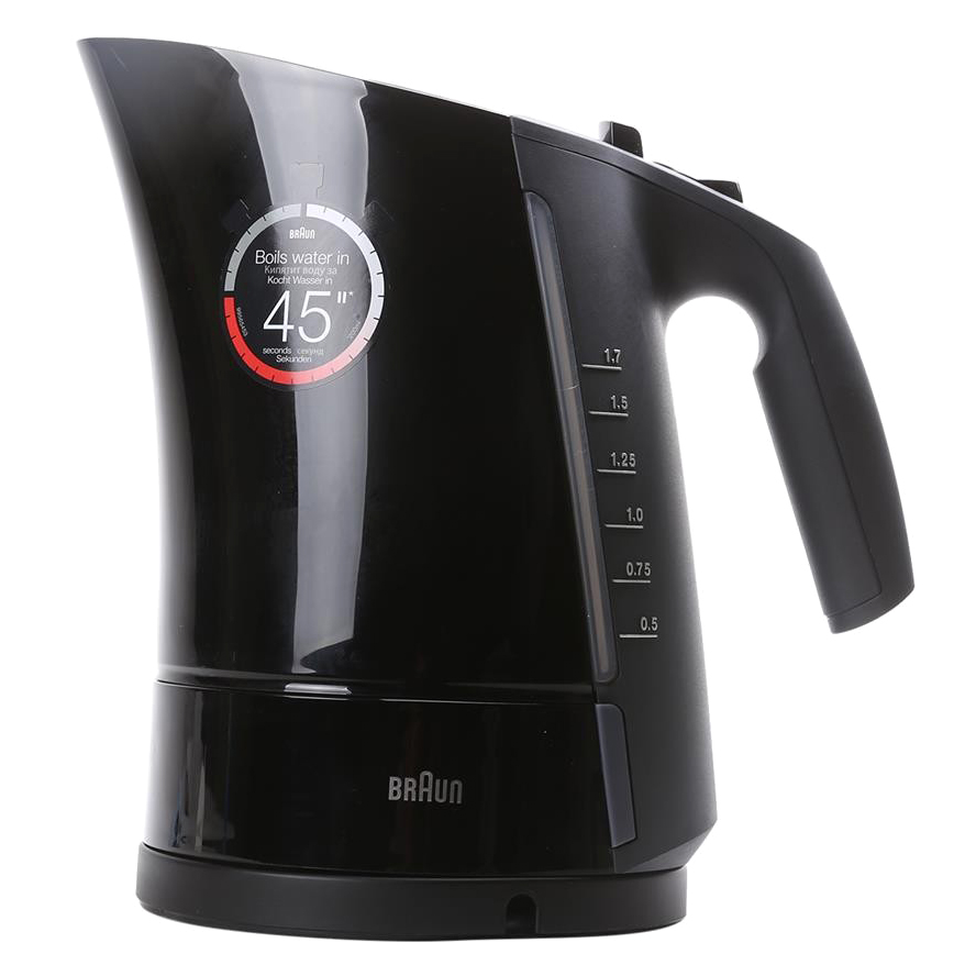 Bình Đun Siêu Tốc Braun WK 300 ONYX - 1.7L (Đen) - Hàng Chính Hãng