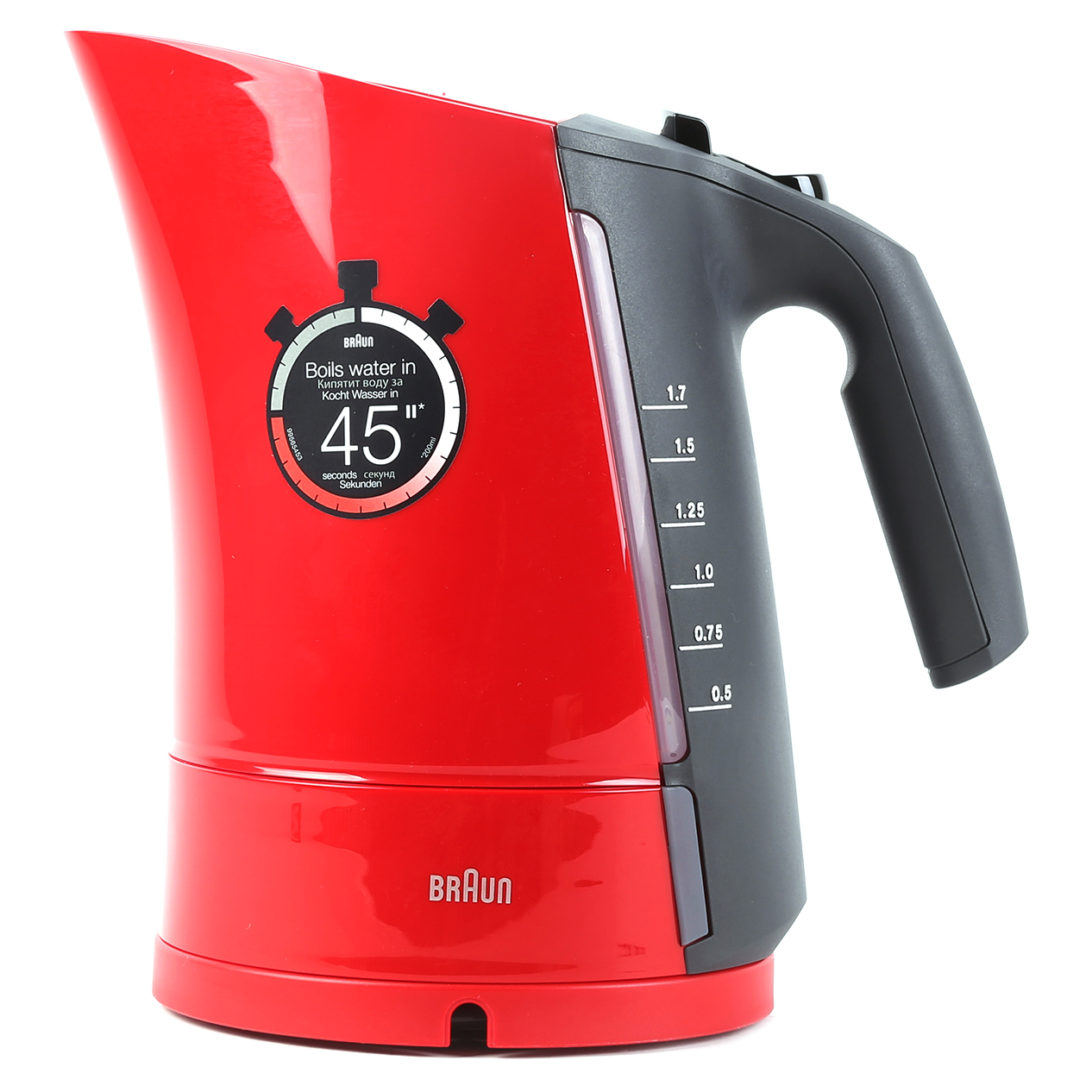 Bình Đun Siêu Tốc Braun WK 300 RD - 1.7L - Hàng Chính Hãng