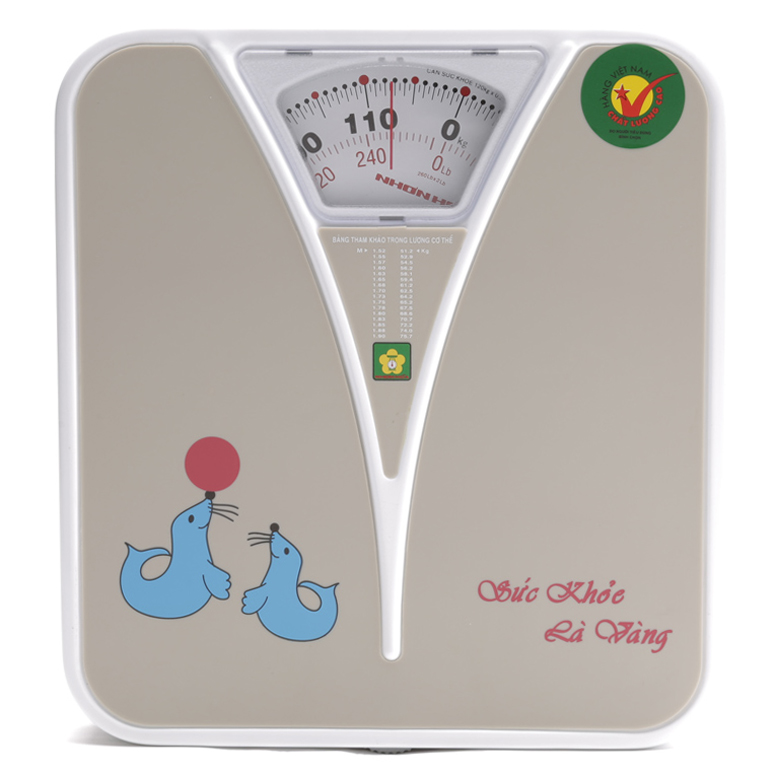 Cân Sức Khỏe 120kg Nhơn Hòa - Giao màu ngẫu nhiên - Hàng Chính Hãng
