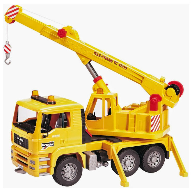Đồ Chơi BRUDER Dạng Mô Hình Theo Tỷ Lệ Thu Nhỏ 1:16 Xe Cần Cẩu Man BRU02754