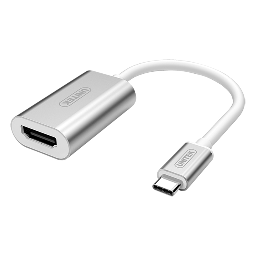 Cáp Chuyển USB Type-C Ra HDMI Unitek Y6316 (0.2m) - Hàng Chính Hãng