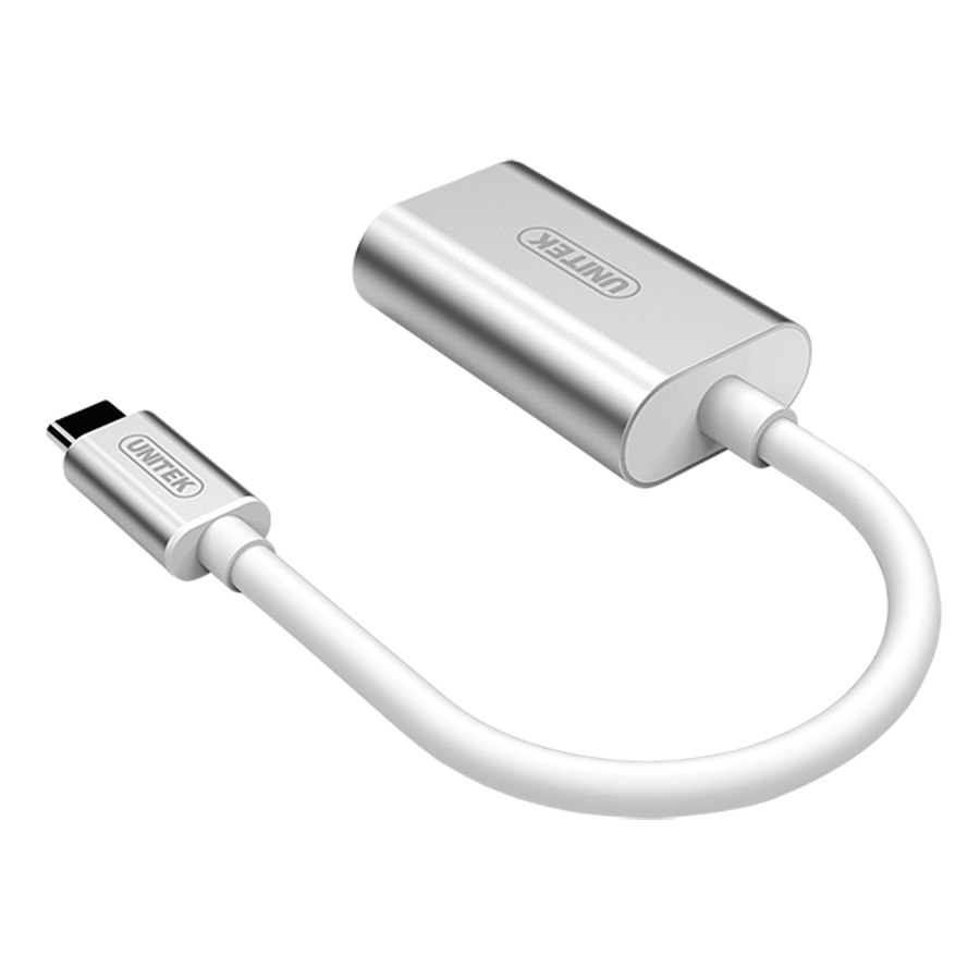 Cáp Chuyển USB Type-C Ra HDMI Unitek Y6316 (0.2m) - Hàng Chính Hãng