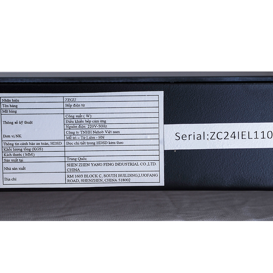 Bếp điện từ Zegu ZC-24IE