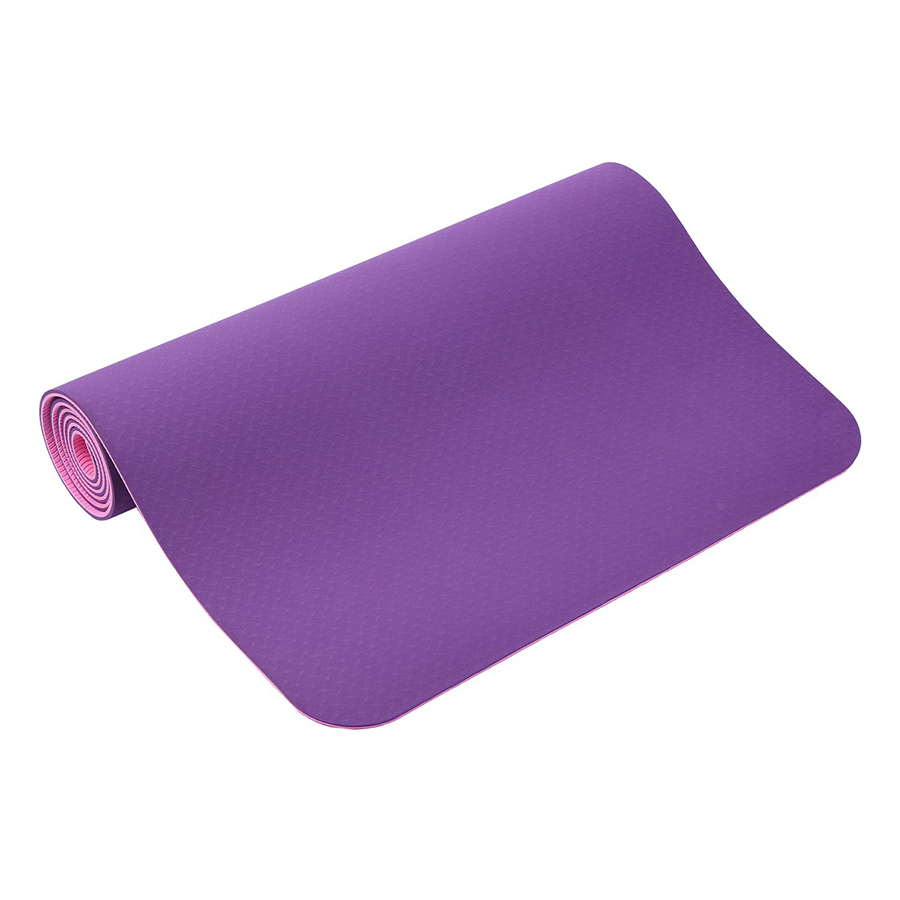 Thảm Tập Gym Và Yoga TPE 2 Lớp 6MM2L (6mm) - Tím