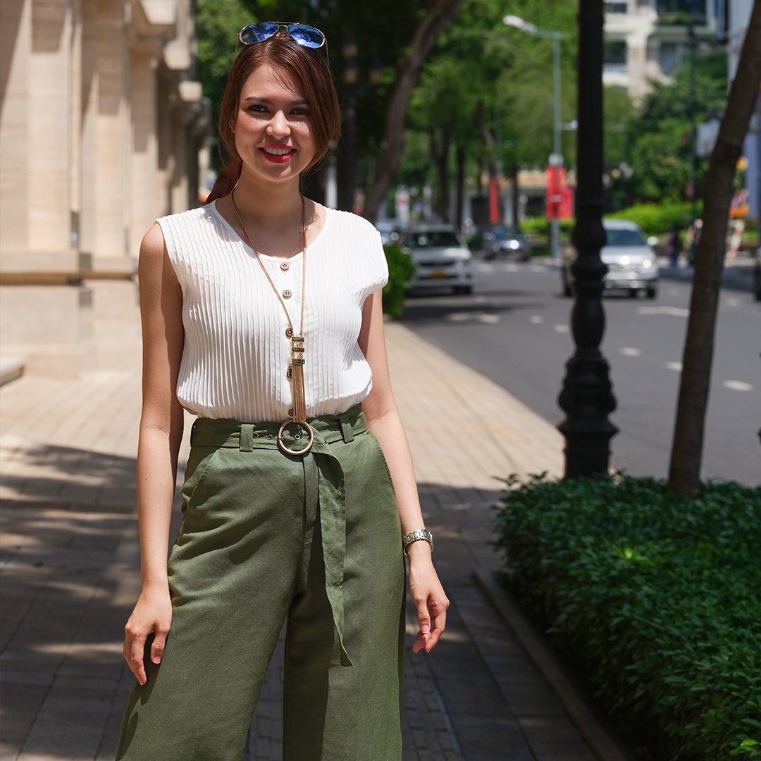 Áo Kiểu Sát Nách Áo Trắng Trẻ Trung Thời trang thiết kế Hity TOP135