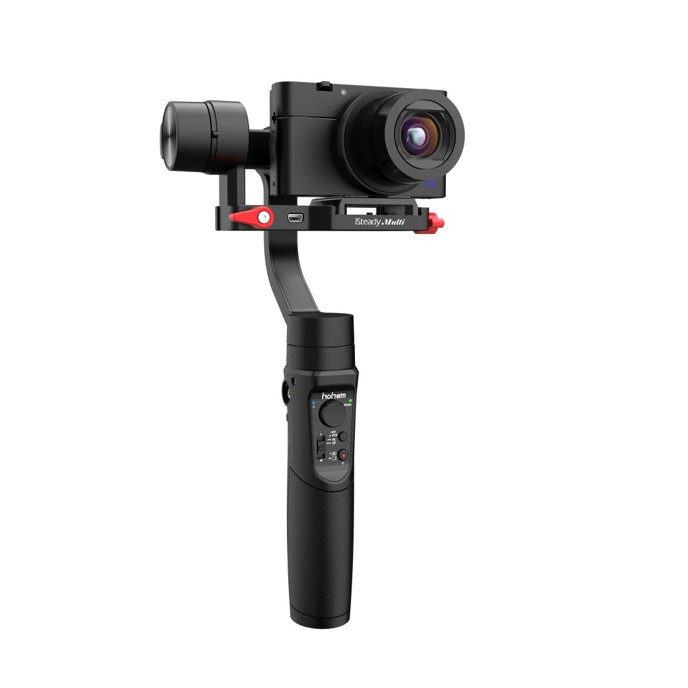 Gimbal Chống Rung 3 Trong 1 Dùng Cho Smartphone, Action Camera, Digital Camera, Nhận Diện Khuôn Mặt, Hoạt Động 8 Giờ Hohem ISteady Multi - Hàng chính hãng