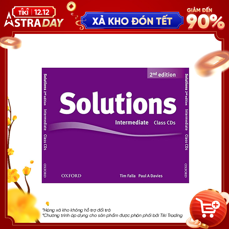 [Hàng thanh lý miễn đổi trả] Solutions (2E) Intermediate Class Audio CDs (3 Discs)