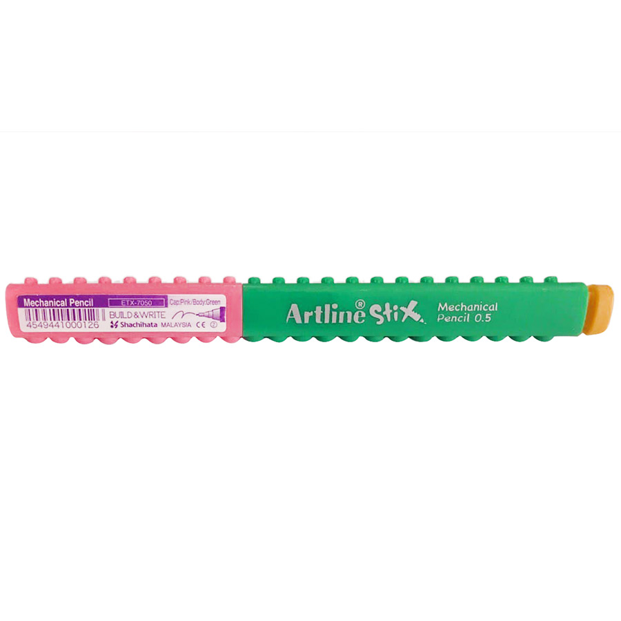 Bút Chì Bấm Artline Stix 7050 - Thân Màu Lục