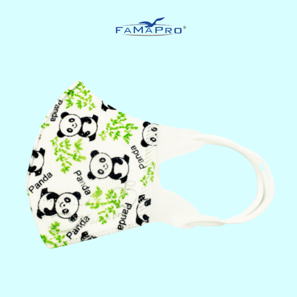 [HỘP - FAMAPRO 5D BABY] - Khẩu trang y tế trẻ em kháng khuẩn 3 lớp Famapro 5D Baby (10 cái/ hộp) - 1 HỘP
