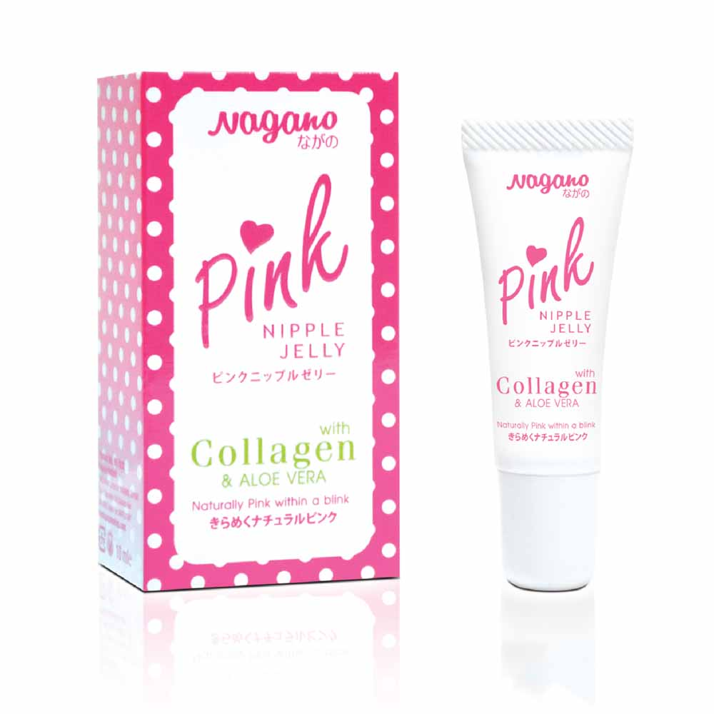 Kem Làm Hồng Nhũ Hoa Collagen Nagano Japan 10ml - Pink Nipple Jelly Nagano 10ml - Kem giữ cho nhũ hoa hồng xinh son trẻ, sáng hồng tự nhiên