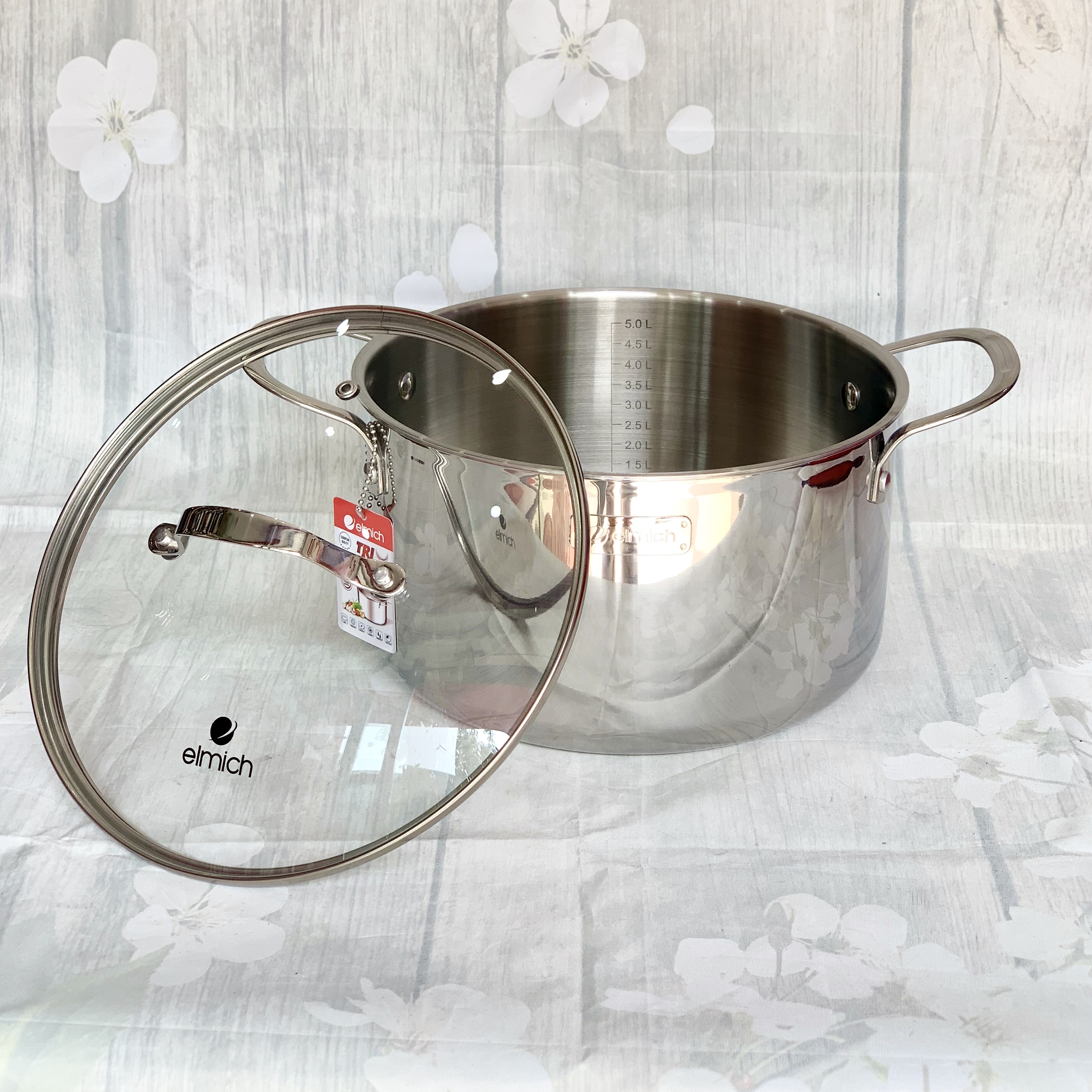 NỒI INOX 304 CAO CẤP 3 LỚP ĐÁY LIỀN TRI-MAX 16CM - 1,5L