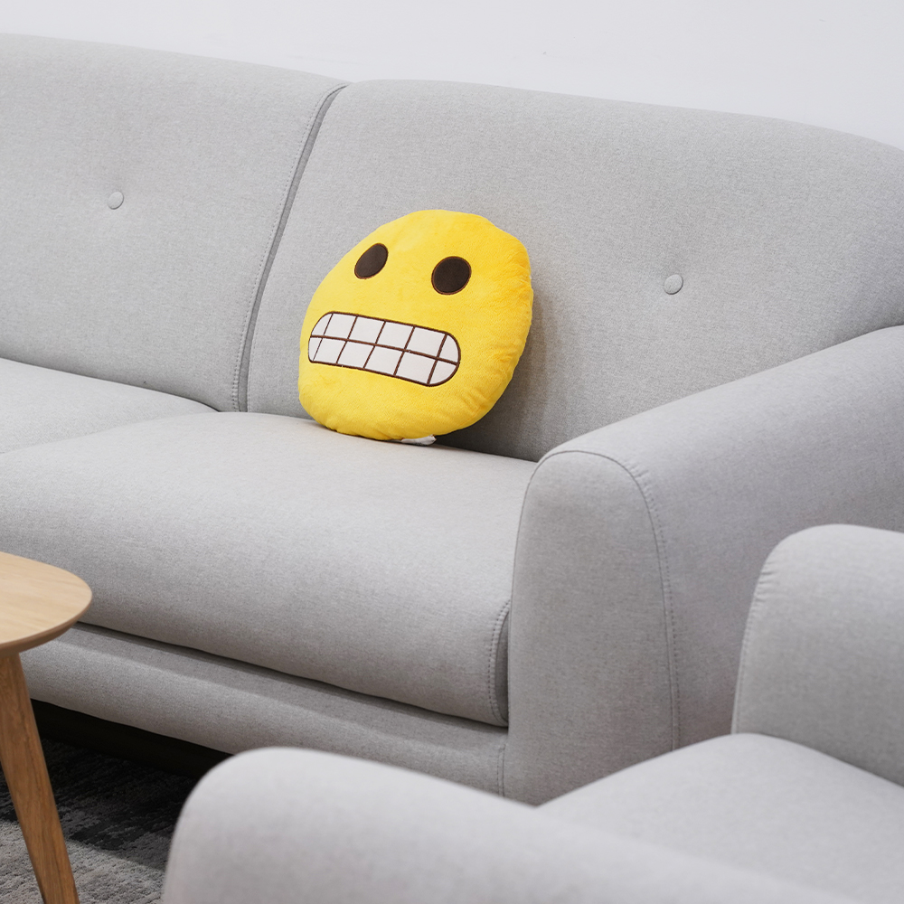 Bộ 2 Gối Trang Trí Emoji Đường Kính 35cm JYSK