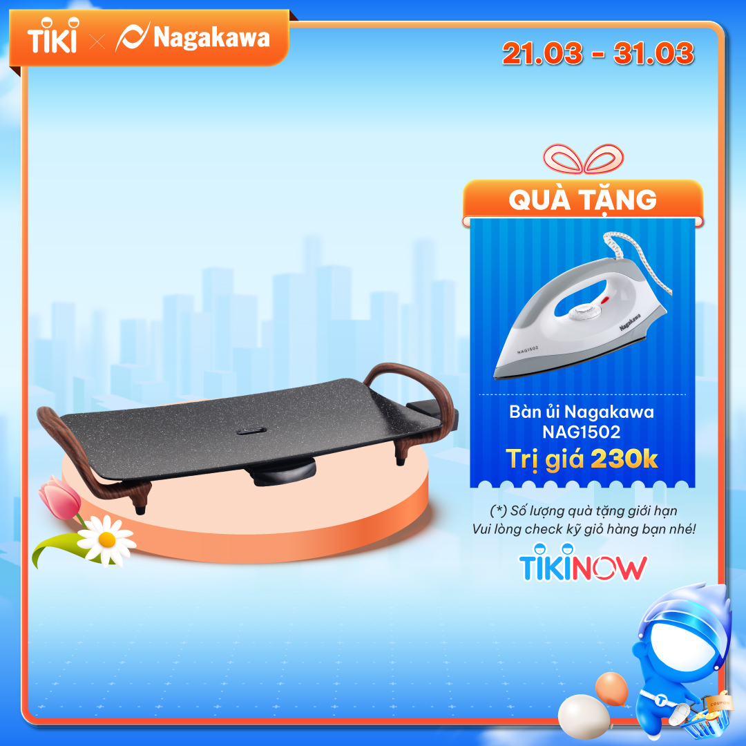 Bếp nướng điện vân đá Nagakawa NAG3103(1500W) - Hàng chính hãng