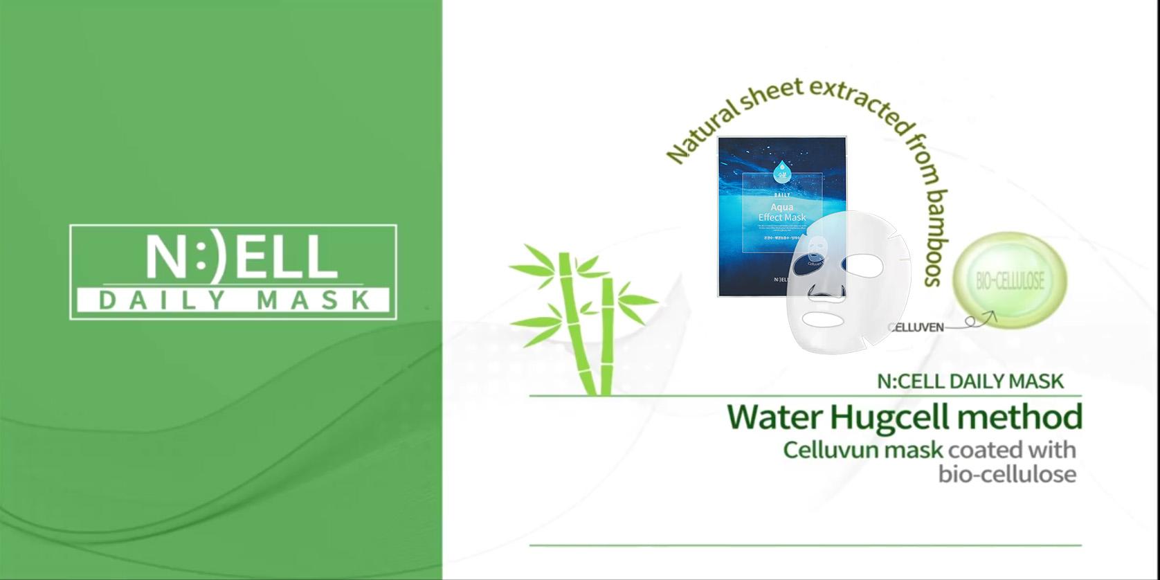 Combo 05 Mặt nạ lụa sinh học Cấp nước cho da Bio Cellulose Aqua HA