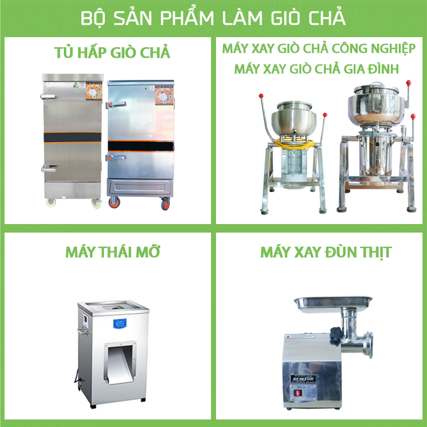 Máy Xay Giò Chả Mini 1 Kg/ Mẻ, Inox 201, Công suất 900W, Chân vuông