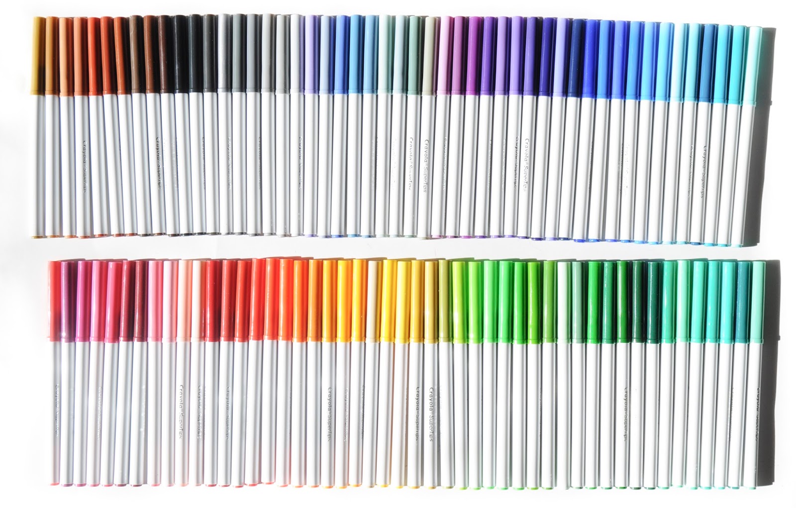 BÚT LÔNG TÔ MÀU NÉT MẢNH VÀ DÀY CRAYOLA 100 CÂY