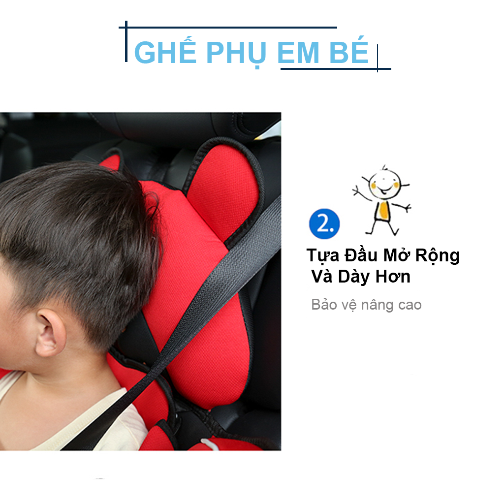 Ghế ngồi phụ trên ô tô, xe hơi bảo vệ an toàn cho bé