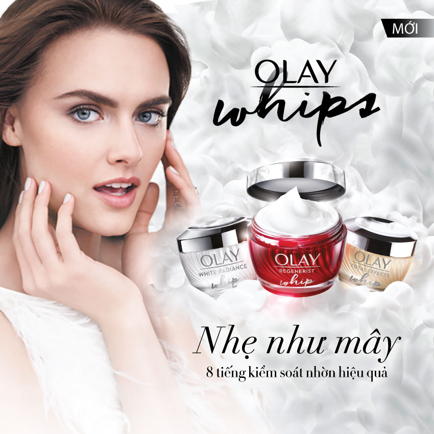 Kem Dưỡng Trắng Da OLAY White Radiance Whip Active Moisturizer 50g