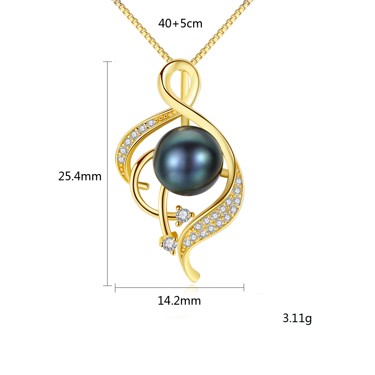 Dây Chuyền Ngọc Trai Cao Cấp DB2337 Cỡ Hạt 7x7 Bảo Ngọc Jewelry